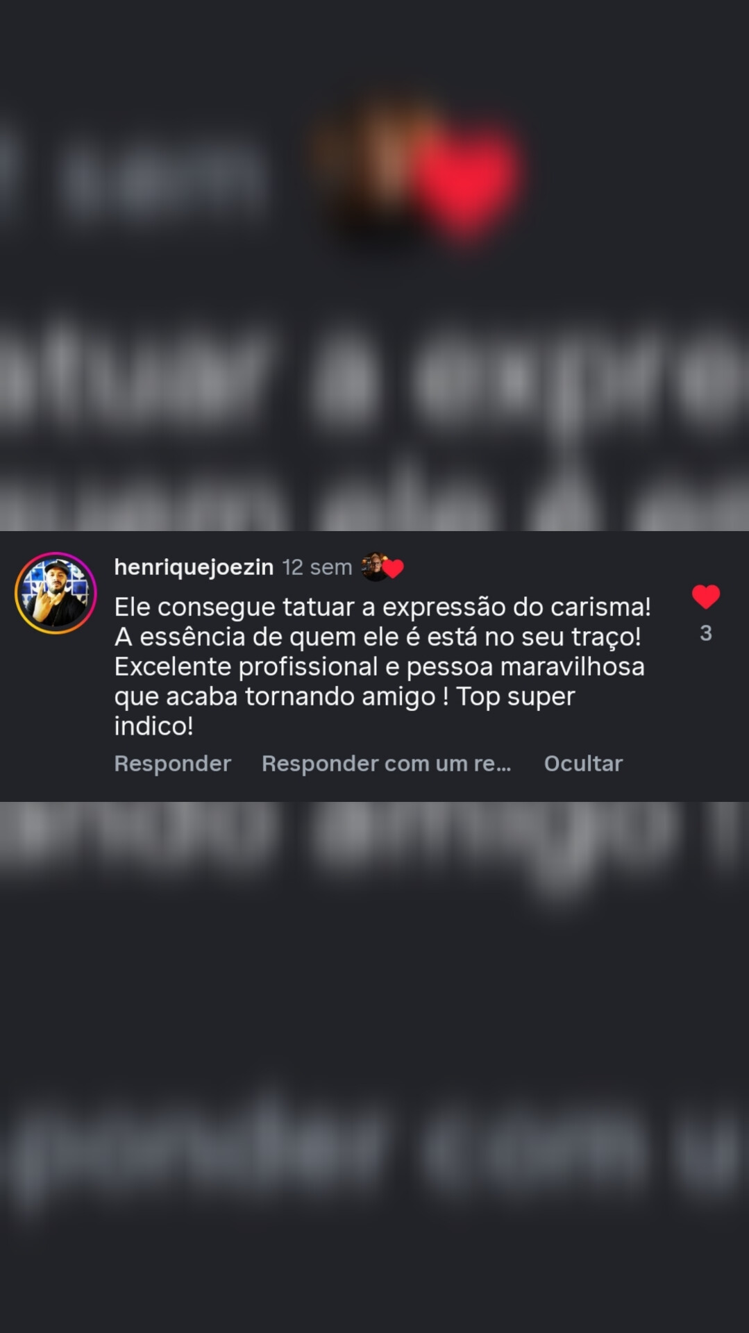 Depoimento real de cliente da Glingindeberg.ink — avaliação 05