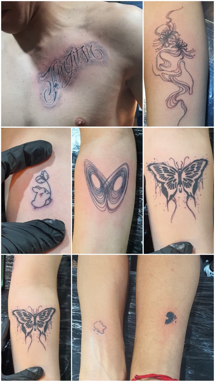 Tatuagem Fine Line delicada — traço fino e minimalista
